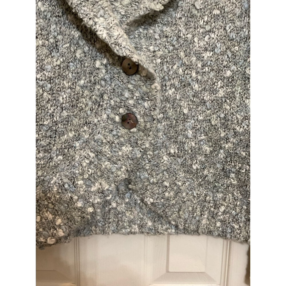 Women's Hanna Andersson Blazer Cardigan, Size S Gray - Picture 3 of 5